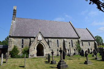 photo of St James the Less' Church burial ground